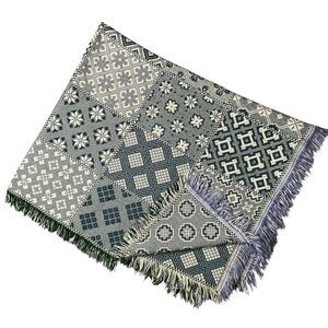 Woven Fringe Throw Blanket